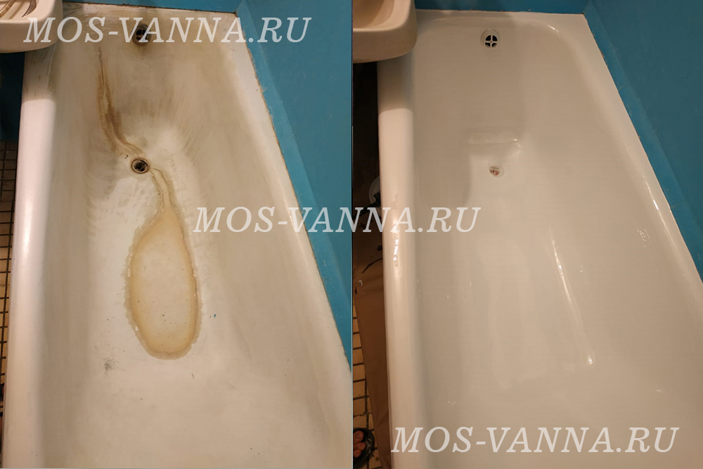 Реставрация ванны в Москве и МО