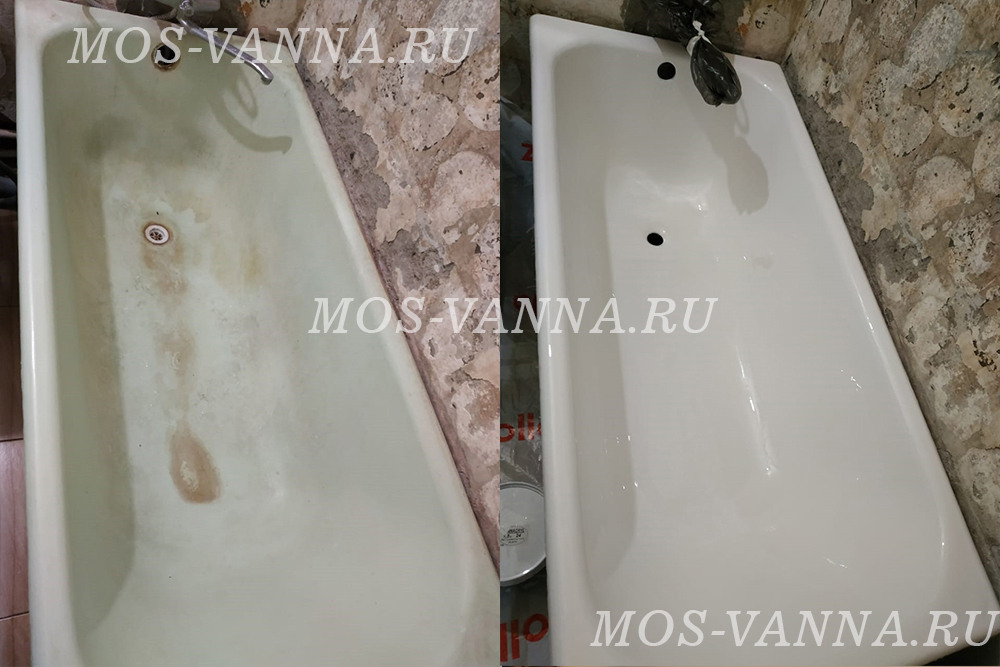 Реставрация ванны в Москве и МО